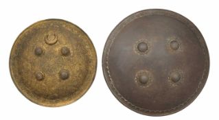 A SOUTH INDIAN BUCKLER (PARICHA) AND A SHIELD (DHAL), 19TH CENTURY