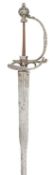 □ A SILVER-HILTED SMALL-SWORD, LONDON, 1761, MARK OF WILLIAM KINMAN