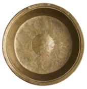 □ A GILT-BRASS BASIN, PROBABLY OTTOMAN EGYPT, CIRCA 17TH CENTURY