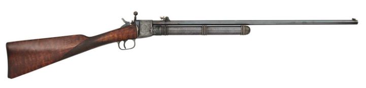 A RARE GIFFARD 1872 PATENT BREECH-LOADING GAS GUN OF MINUTE BORE NO. 3643, LATE 19TH CENTURY