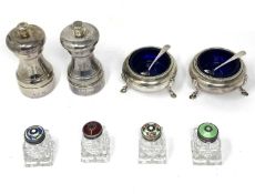 ASSORTED CONDIMENT SILVER, 20TH CENTURY
