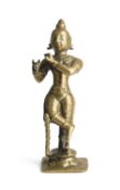 A BRONZE FIGURE OF KRISHNA VENUGOPALA, BENGAL, 18TH/19TH CENTURY