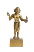 A BRONZE FIGURE OF RADHA, BENGAL, EASTERN INDIA, 19TH CENTURY