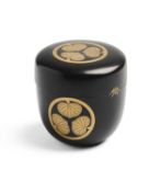 A LACQUER TEA JAR, NATSUME, EDO PERIOD, 19TH CENTURY