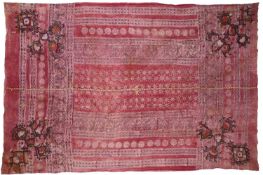 A GROOM'S WEDDING SHAWL (MALIR), PROBABLY  BARMER, RAJASTHAN, INDIA, 20TH CENTURY