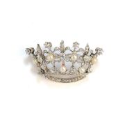 DIAMOND AND PEARL BROOCH, 1910s
