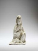 A CHINESE DEHUA FIGURE OF GUANYIN