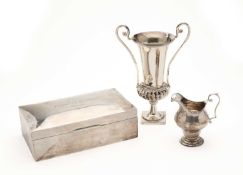 THREE INDIAN COLONIAL SILVER ITEMS
