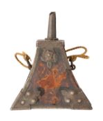 A SMALL CHARGE FLASK, LATE 16TH/EARLY 17TH CENTURY, POSSIBLY GERMAN