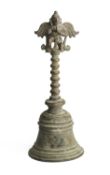 A BRONZE RITUAL BELL, NEPAL, 19TH CENTURY