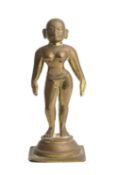 A BRONZE FIGURE OF RADHA, BENGAL, 19TH CENTURY