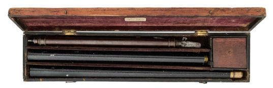 A CASED 120 BORE AIRCANE, LATE 19TH CENTURY