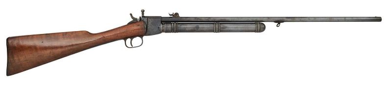 A GIFFARD 1872 PATENT BREECH-LOADING GAS GUN OF MINUTE BORE, NO. 2322, LATE 19TH CENTURY