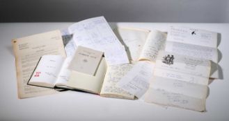 A GROUP OF DIARIES AND NOTEBOOKS Miscellaneous