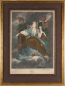 FOUR PRINTS OF (I) MRS SIDDONS IN THE CHARACTER OF THE TRAGIC MUSE;