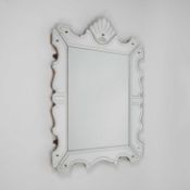 LARGE VENETIAN MIRROR, 1940S