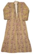 AN EMBROIDERED BROCADE COAT, OTTOMAN, 19TH CENTURY AND LATER