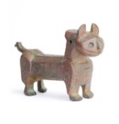 A SELJUK BRONZE PADLOCK, PROBABLY KHORASAN, 11TH/12TH CENTURY
