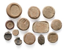 A COLLECTION OF VOTIVE PLAQUES, NORTHERN INDIA, 7TH/8TH