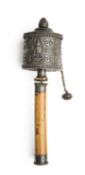 A BUDDHIST PRAYER-WHEEL, TIBET, 19TH CENTURY