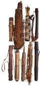 NINE QUIVERS, POSSIBLY AFRICAN, 19TH/20TH CENTURY