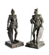 HEINRICH FUSS (1845-1913): ARTHUR KONIG V ENGLAND AND THEODORIK KONIG DER GOOT,