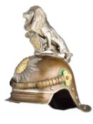 A COMPOSITE OFFICER'S HELMET OF THE SAXON GARDE REITER REGIMENT