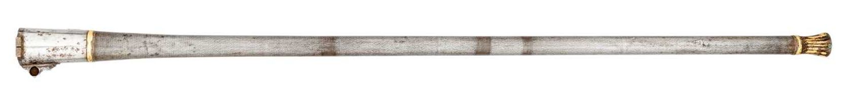 AN INDIAN BARREL FOR A MATCHLOCK GUN, (TORADOR), 18TH /19TH CENTURY, POSSIBLY JAIPUR, RAJASTHAN