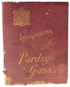 JAMES PURDEY & SONS: INSTRUCTIONS FOR PURDEY GUNS