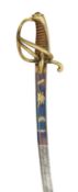 A FRENCH AN IX LIGHT CAVALRY OFFICER’S SWORD, EARLY 19TH CENTURY