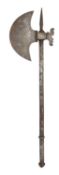 AN INDO-PERSIAN AXE, 19TH CENTURY