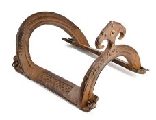 A NORTH INDIAN SADDLE (ZIN), 18TH/19TH CENTURY, PROBABLY RAJASTHAN