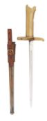 A PRITCHARD-GREENER REVOLVER BAYONET, CIRCA 1917