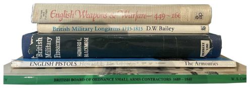 BRITISH MILITARY FIREARMS: 5 VOLUMES