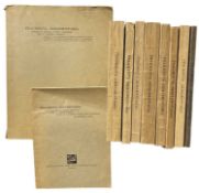 CRIPPS-DAY, FRANCIS ET AL: 10 ISSUES OF FRAGMENTA ARMAMENTARIA