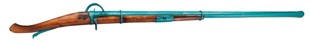 A CHINESE MATCHLOCK WALL GUN, QING DYNASTY, 19TH CENTURY