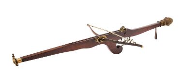 AN UNUSUAL NORTH EUROPEAN TARGET CROSSBOW, LATE 19TH CENTURY