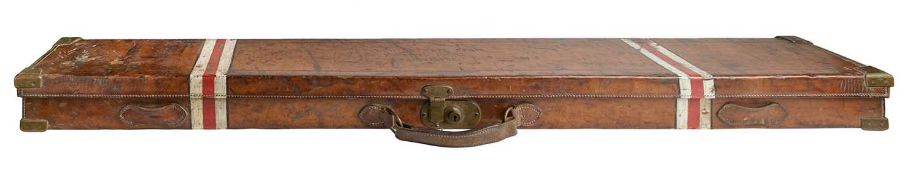 A LEATHER-CLAD RIFLE CASE