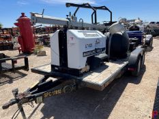 16’ X 7’ T/A BO TRAILER W/ ALLMAND LIGHT TOWER