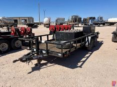 2017 TEXAS BRAGG 16’ X 7’ T/A LUBE TRAILER