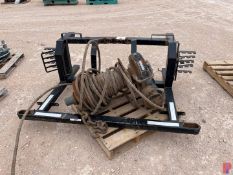 TULSA WINCH CO. 65,000LBS WINCH W/ HEADACHE RACK