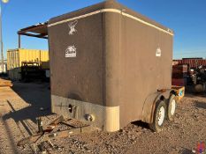 2015 C&M 10’ ENCLOSED CARGO TRAILER