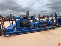 GARDNER DENVER TEE TRIPLEX PUMP P/B: DETROIT DIESEL ENGINE