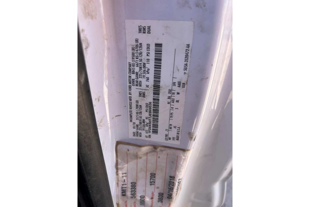 2018 FORD F-550 4X4 SERVICE TRUCK - Image 10 of 12