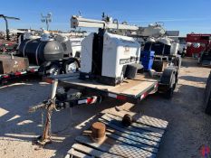 2013 NEWKIRK 16’ FLATBED T/A BUMPER PULL TRAILER
