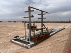 42’L X 7’W BASE BEAM W/ 8’H TOOL RACK