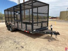 2009 SHOPBUILT 16’ T/A TRASH TRAILER