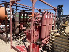 4 STATION, 5 BOTTLE SKIDDED ACCUMULATOR