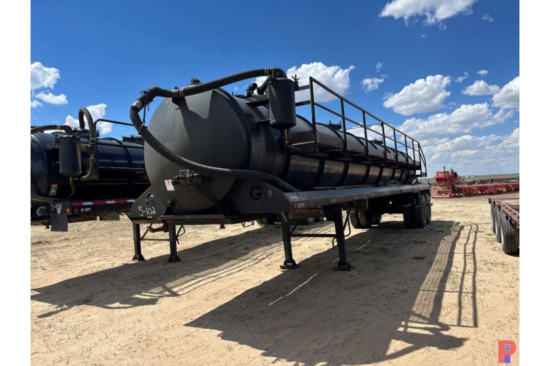 2011 GALYEAN 130BBL T/A VACUUM TRAILER VIN/SN: 1G9VT4029BH017959, W/ TOOLBOX, HOSE TROUGH, SIDE - Image 1 of 5