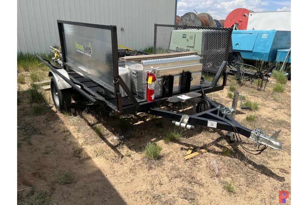 2022 RHM 9' 6" S/A BBQ TRAILER VIN/SN: 7JY1U0914N1008078, LEAF SPRING, KITCHEN AID 31" PROPANE - Image 2 of 10